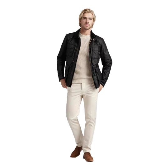 Fashion Solid Color Zipper Jacket Jacket Men - globaltradeleader