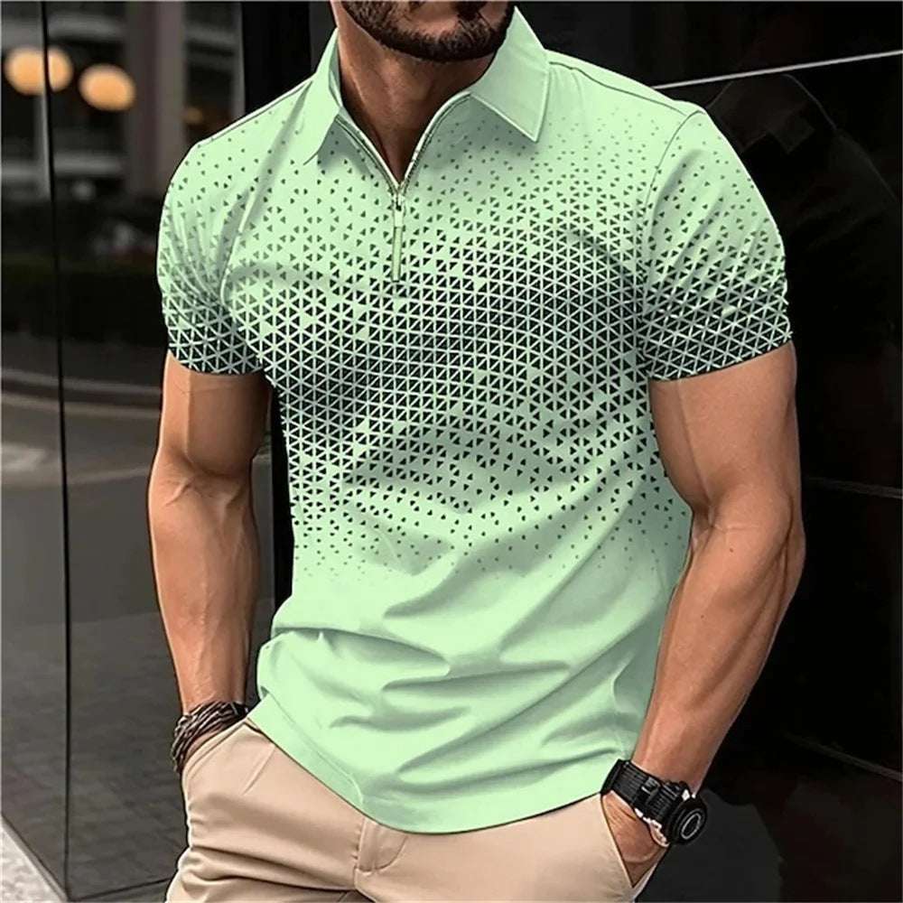 Men's Fashion Plaid Short-sleeved Top - globaltradeleader