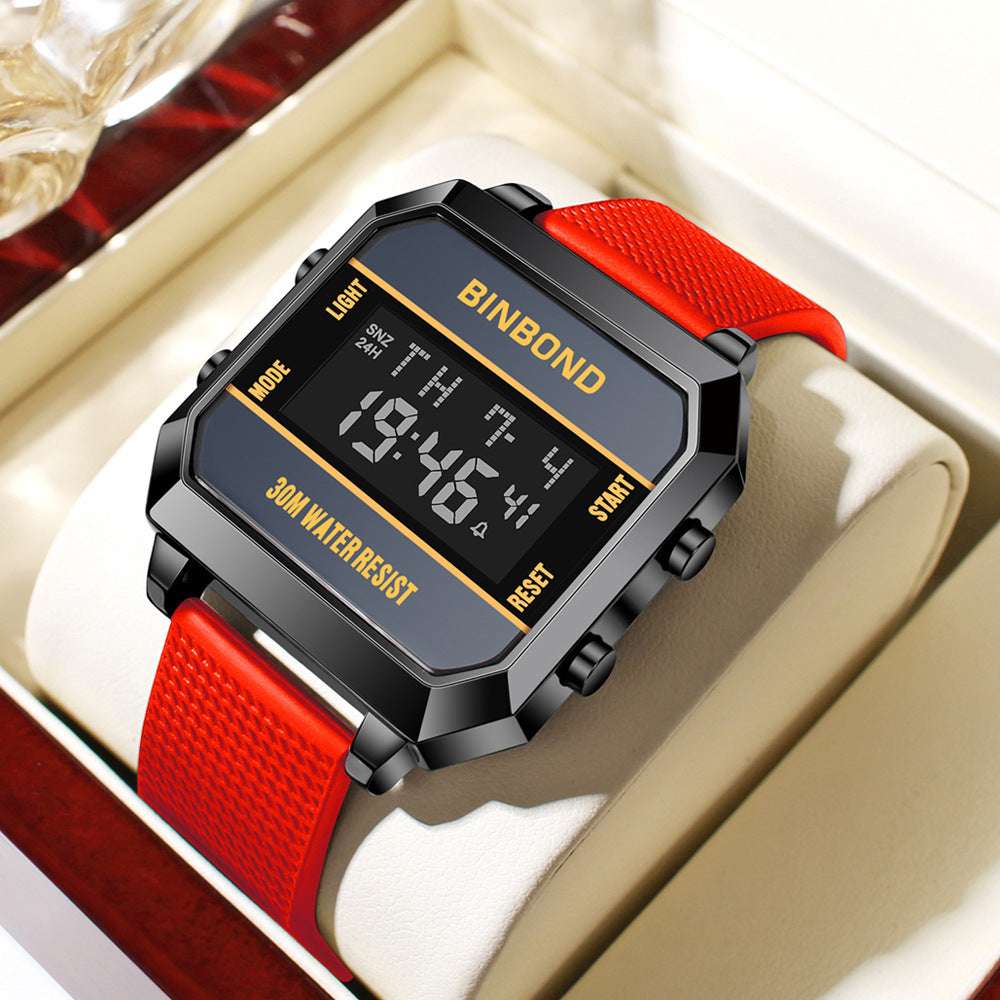 Stylish And Versatile Student Sports Waterproof Men's Electronic Watch - globaltradeleader