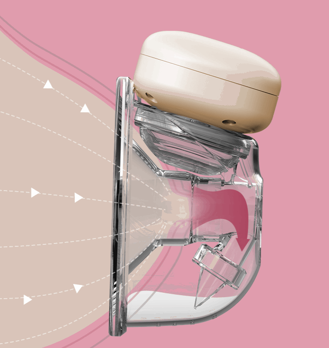 Wearable Electric Breast Pump Wireless Hands-free Vigorously Silent And Portable