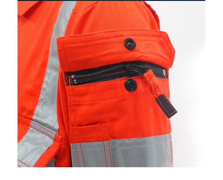 Men's Long Sleeve Reflective Overalls