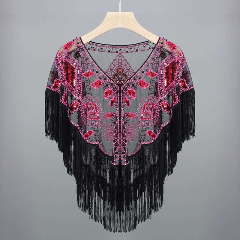 Women's Short Tassel Shawl
