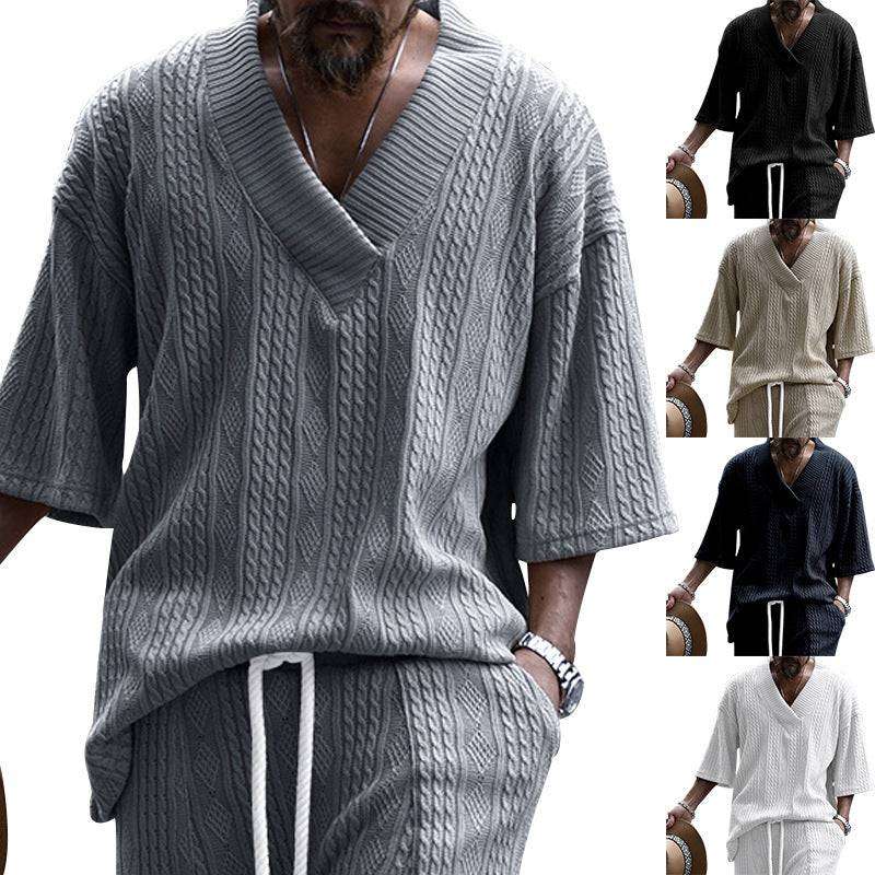 Men's Fashion Casual Loose Short Sleeves - globaltradeleader