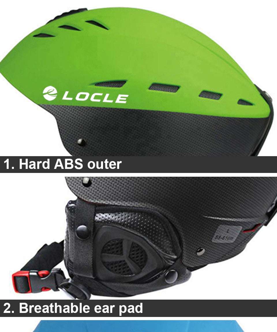 Men's And Women's Warm And Anti-collision Snow Helmets