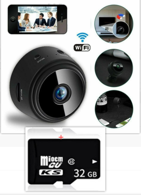 A9 Magnetic Suction Security Camera HD Camera Smart Infrared Night Vision Home