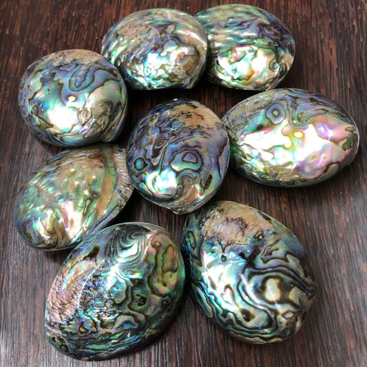 Abalone Shell Double-sided Stitching Pendant Jewelry Shell With Color