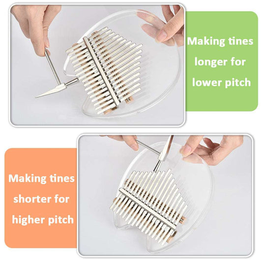 Acrylic Crystal 17-tone Kalimba Thumb Piano