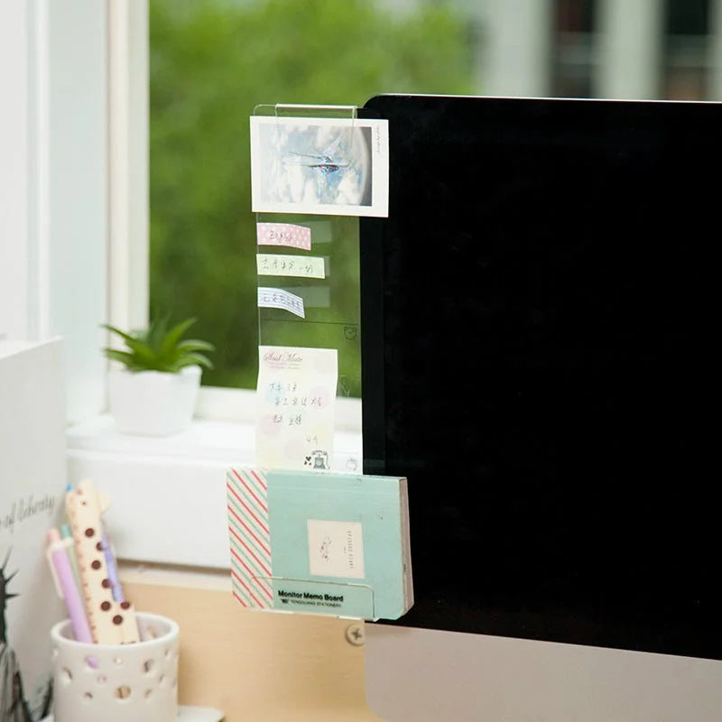 Acrylic Monitor Message Memo Board - globaltradeleader