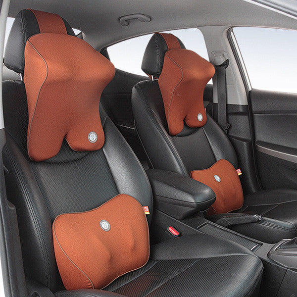 Adjustable Car Seat With Slow Rebound Memory Foam For Car Headrest