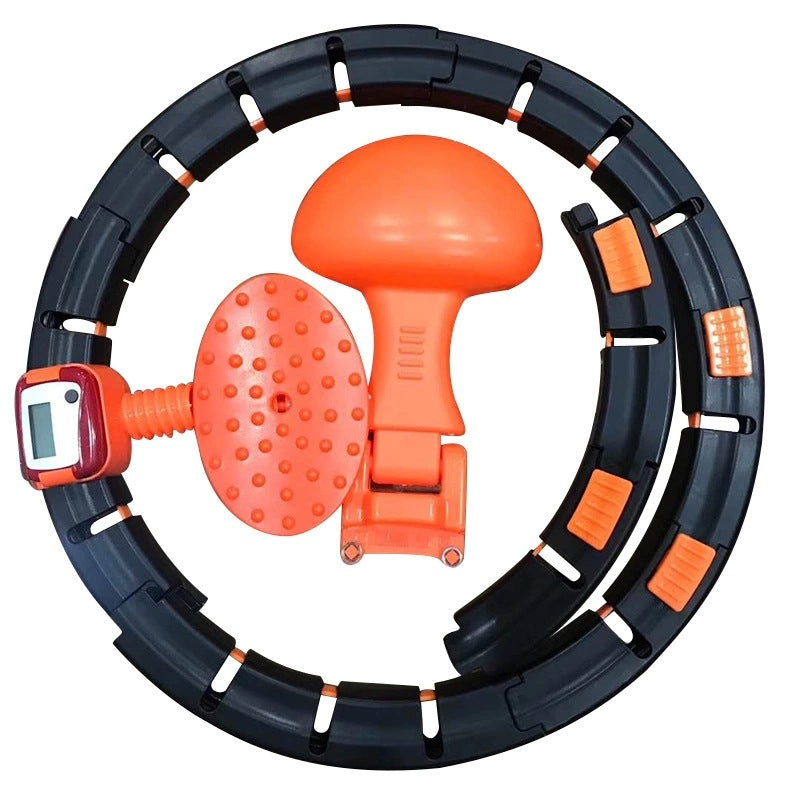 Adjustable Smart No Falling Hoops Thin Waist Abdominal Exercise Intelligent Counting Hoop Home Gym Training Massage Sport Hoops
