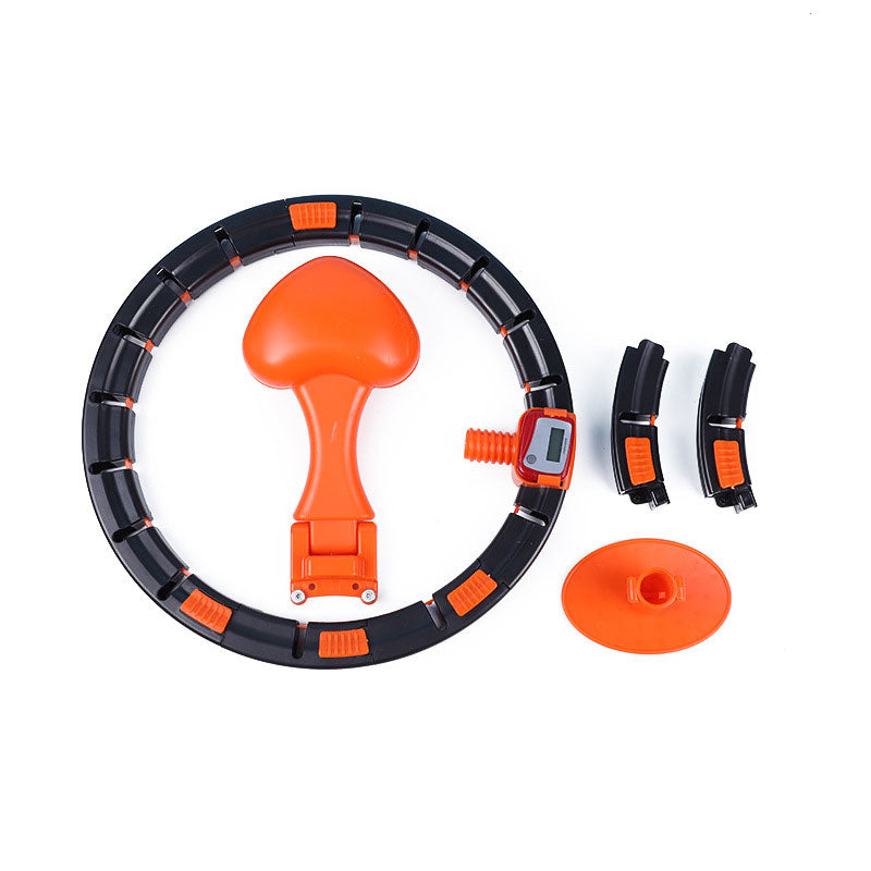 Adjustable Smart No Falling Hoops Thin Waist Abdominal Exercise Intelligent Counting Hoop Home Gym Training Massage Sport Hoops