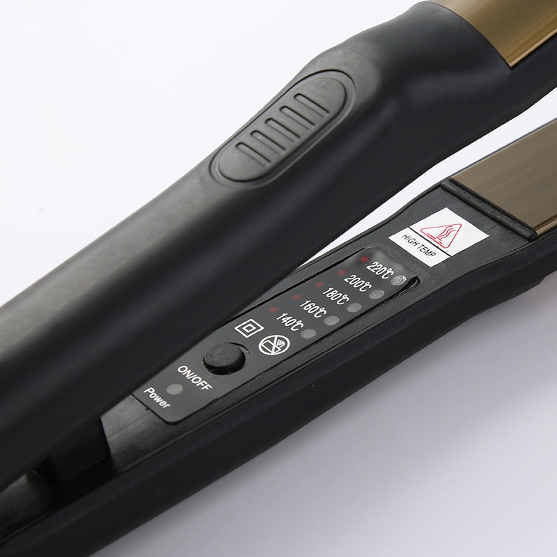 Adjustable Temperature Multi Sided Heating, Straightening And Curly Hair Straightener