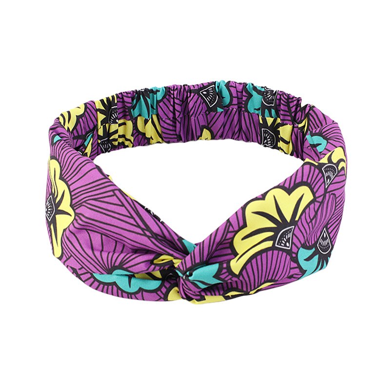 African Pattern Print Headband For Women Twist Style