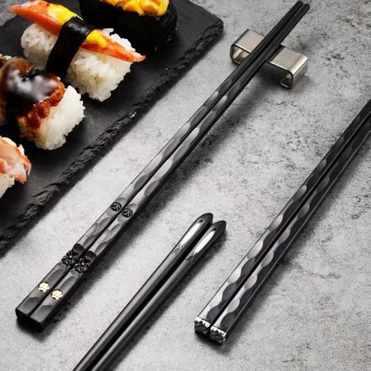 Alloy Chopsticks Mold-free Family Set