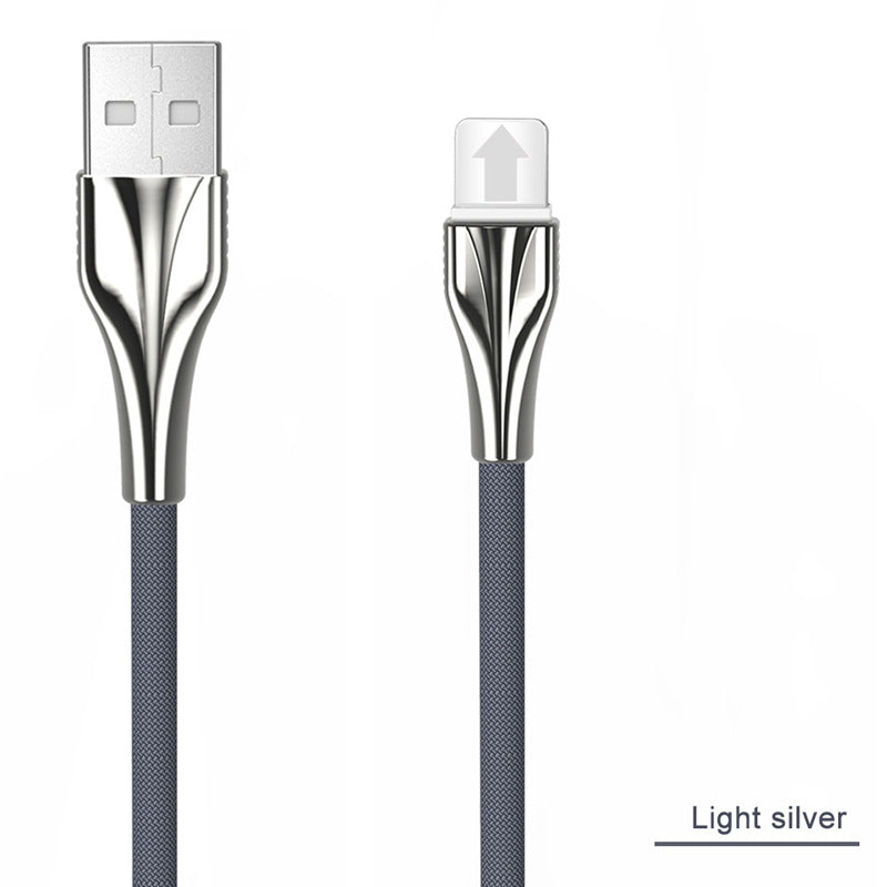 Aluminum Alloy Braided Mobile Phone Data Cable