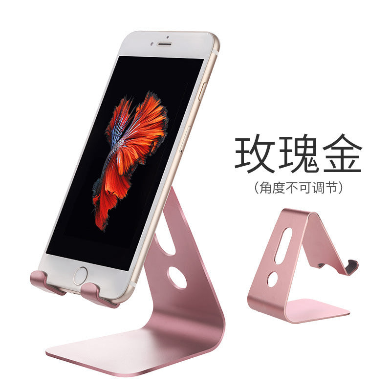 Aluminum Alloy Folding Mobile Phone Tablet Bracket Portable Chasing Drama Live Lazy Tablet Universal Ipad Shelf Adjustable