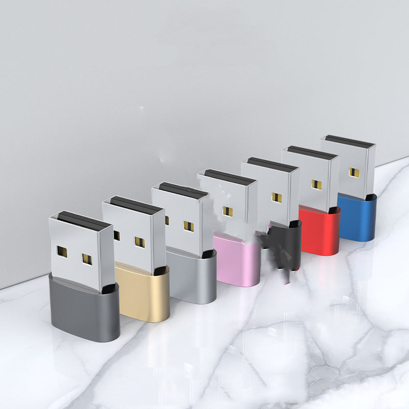 Aluminum Alloy USB Male To Female TYPE-C Adapter