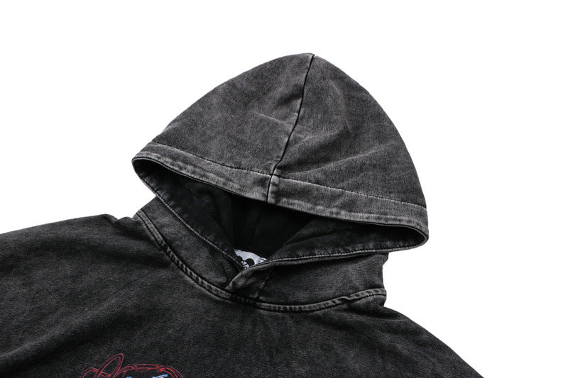 American Fashion Brand High Street Hooded Sweater Knight Dark