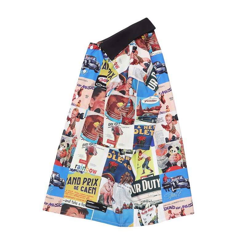 American Street Retro Poster Ruffian Shirt