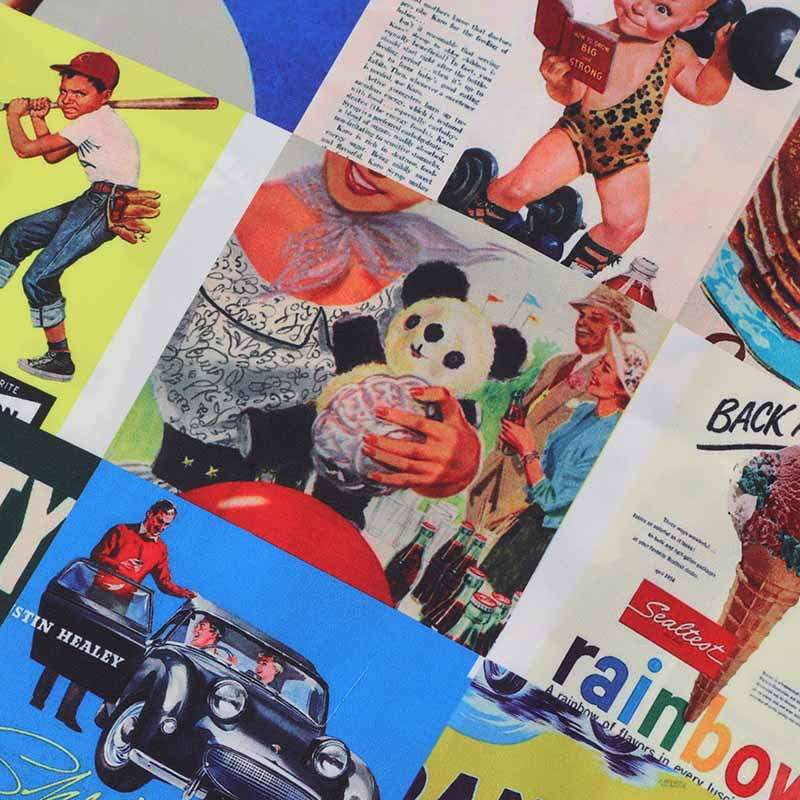 American Street Retro Poster Ruffian Shirt