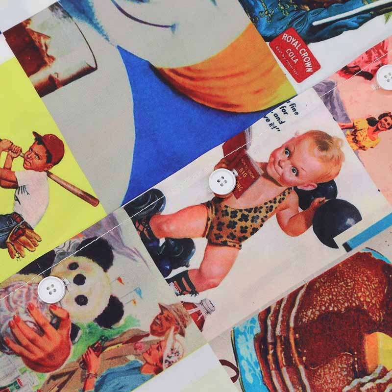 American Street Retro Poster Ruffian Shirt