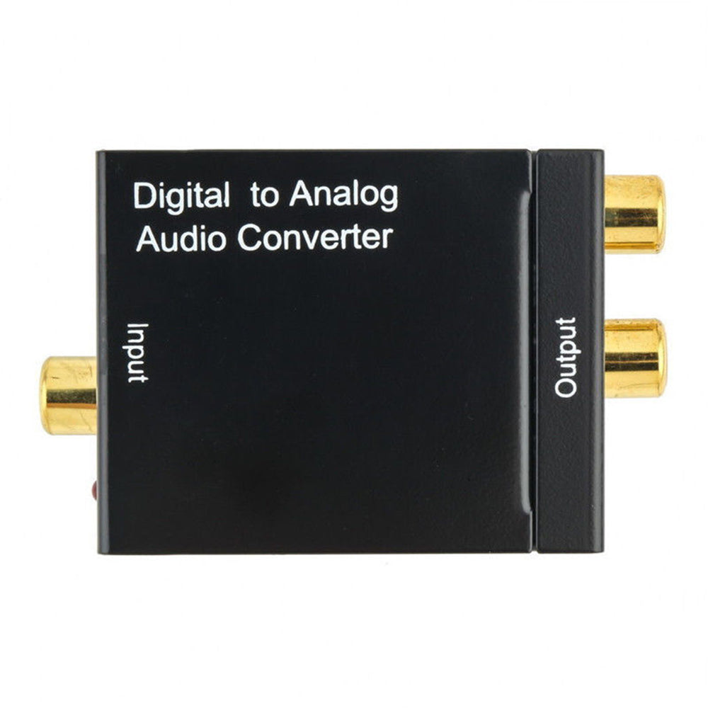 Analog to Digital Audio Converter Fiber Optic with TV Speaker