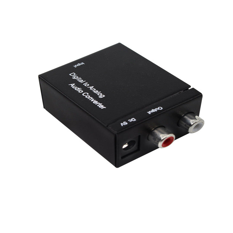 Analog to Digital Audio Converter Fiber Optic with TV Speaker