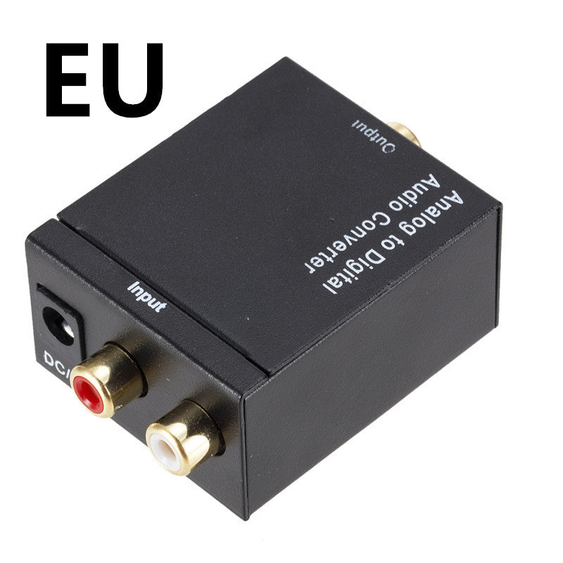 Analog to Digital Audio Converter Fiber Optic with TV Speaker