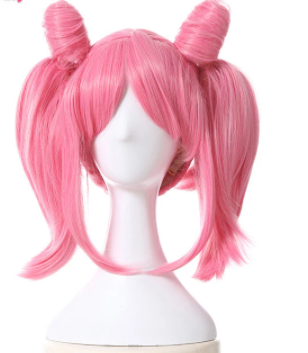 Anime Game Wig Cosplay Hair Set