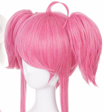 Anime Game Wig Cosplay Hair Set