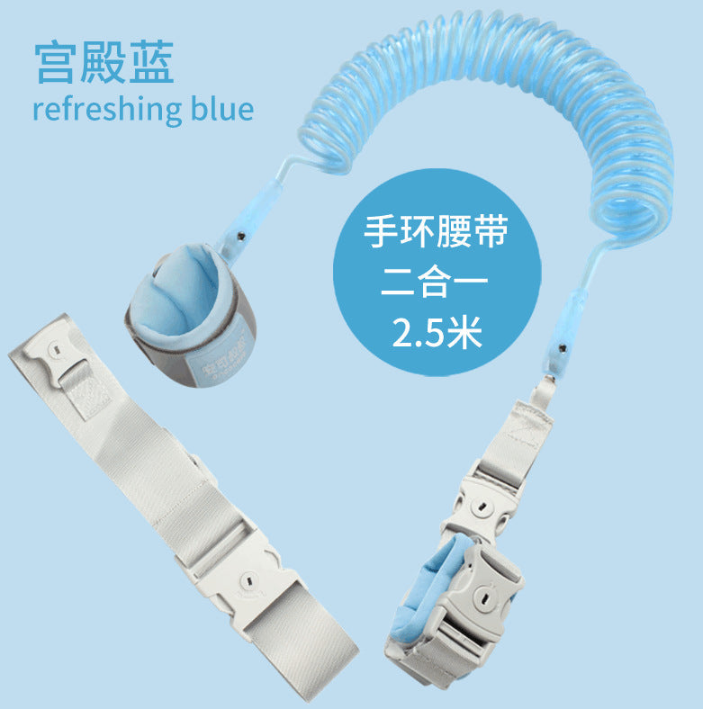 Anti-lost Child With Traction Rope Induction Lock For Safety Protection