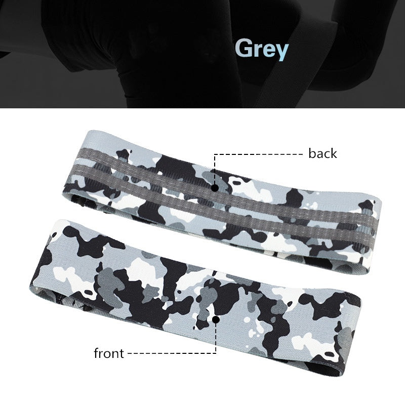 Anti-slip yoga camouflage color resistance band