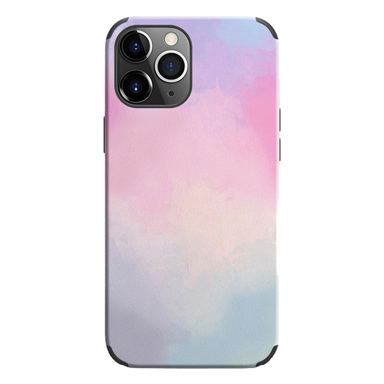 Art color painting mobile phone case is suitable for Apple iphone13pro protective case