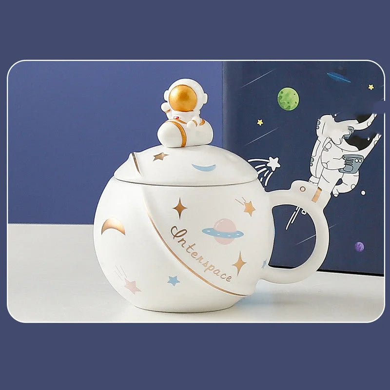 Astronaut Ceramic Mug Planetary Mug - globaltradeleader