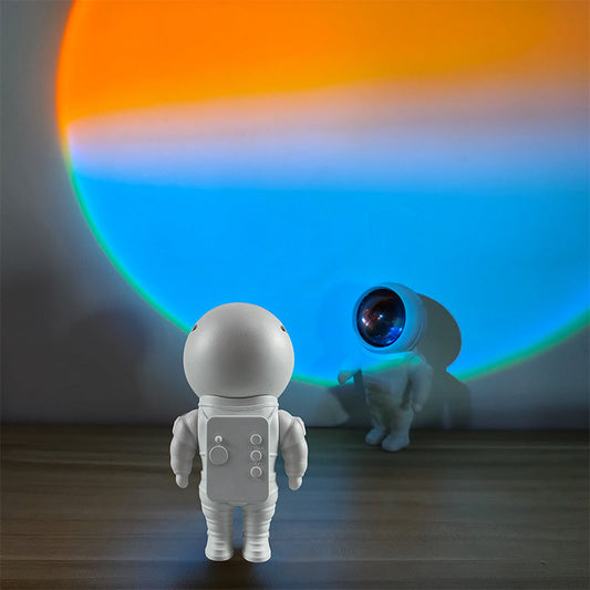 Astronaut Sunset Light GB Sunset Light Atmosphere Dawn Projection Remote Control Charging Colorful Sunset Light Event Gift