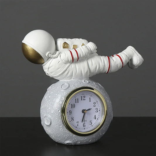 Astronaut creative children''s room bookcase desktop astronaut clock Trinket boy''s bedroom bedside decoration - globaltradeleader