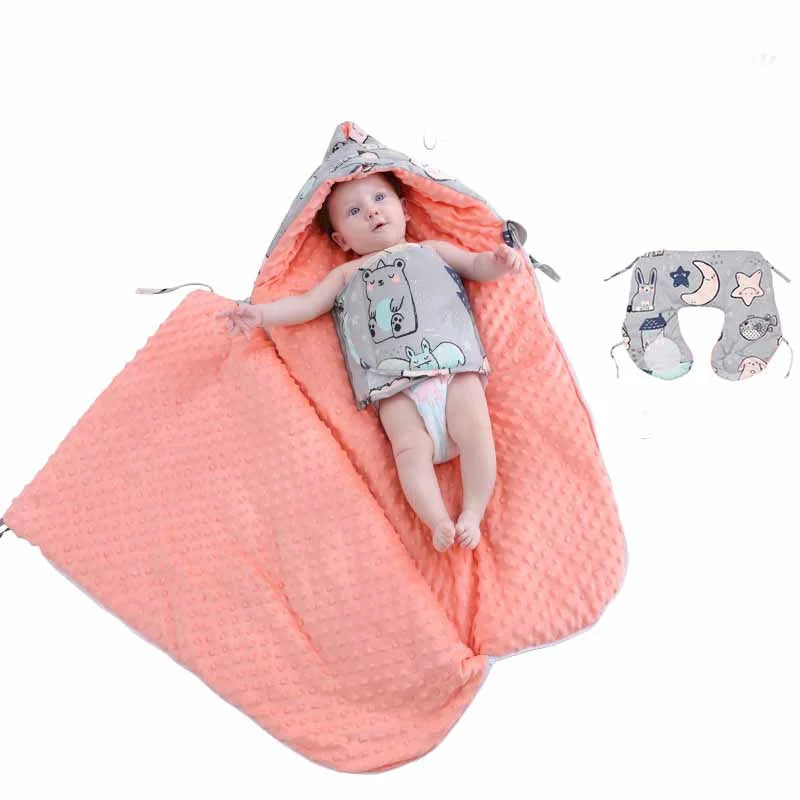 Baby Cotton Beanie Blanket Sleeping Bag - globaltradeleader