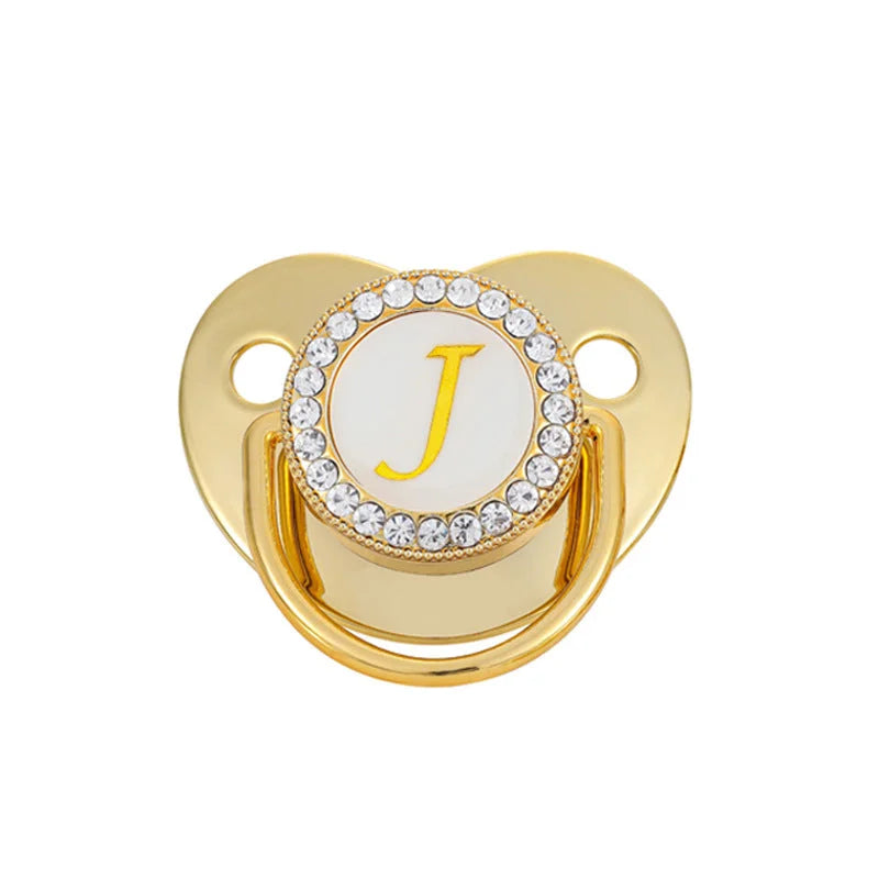 Baby Gold 26 Letter Soothing Pacifier - globaltradeleader