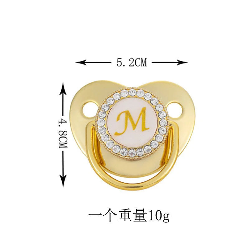 Baby Gold 26 Letter Soothing Pacifier - globaltradeleader