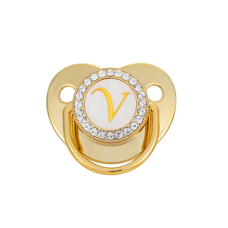 Baby Gold 26 Letter Soothing Pacifier - globaltradeleader