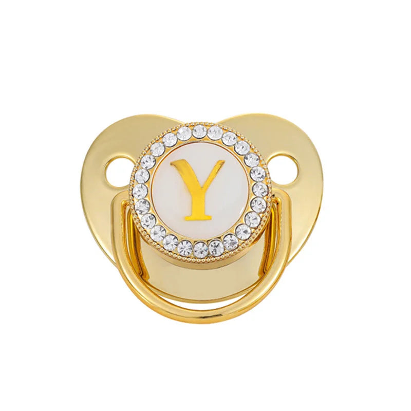 Baby Gold 26 Letter Soothing Pacifier - globaltradeleader