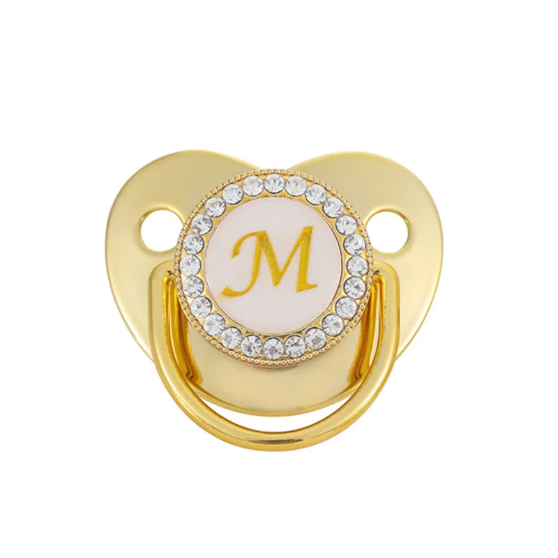 Baby Gold 26 Letter Soothing Pacifier - globaltradeleader