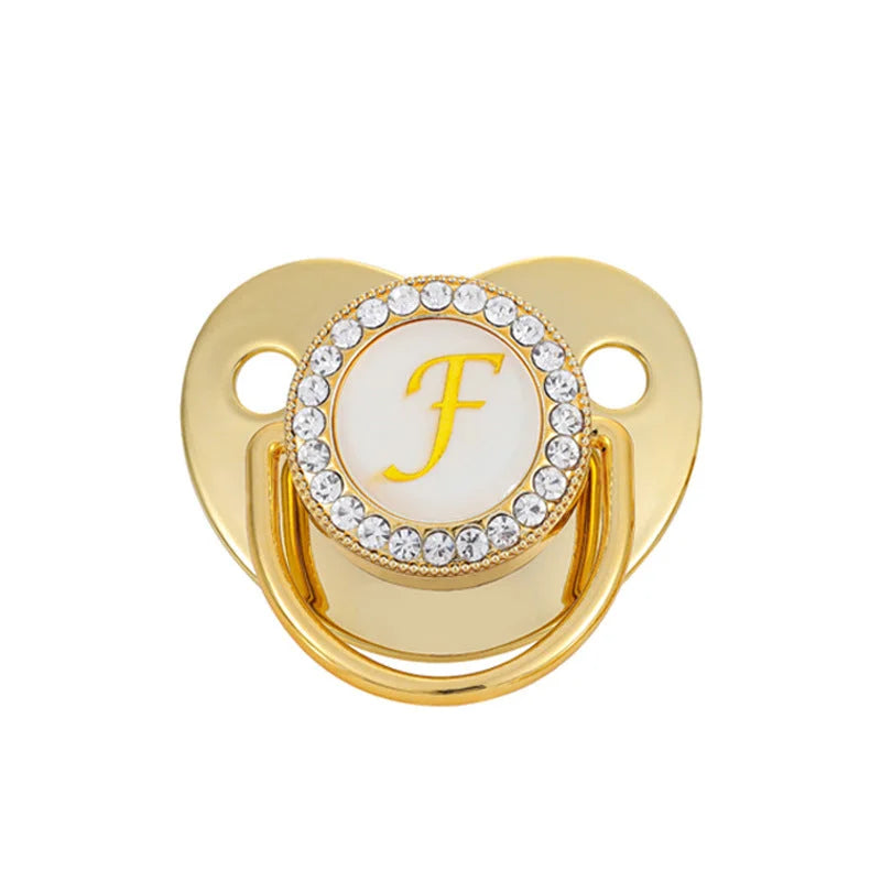 Baby Gold 26 Letter Soothing Pacifier - globaltradeleader