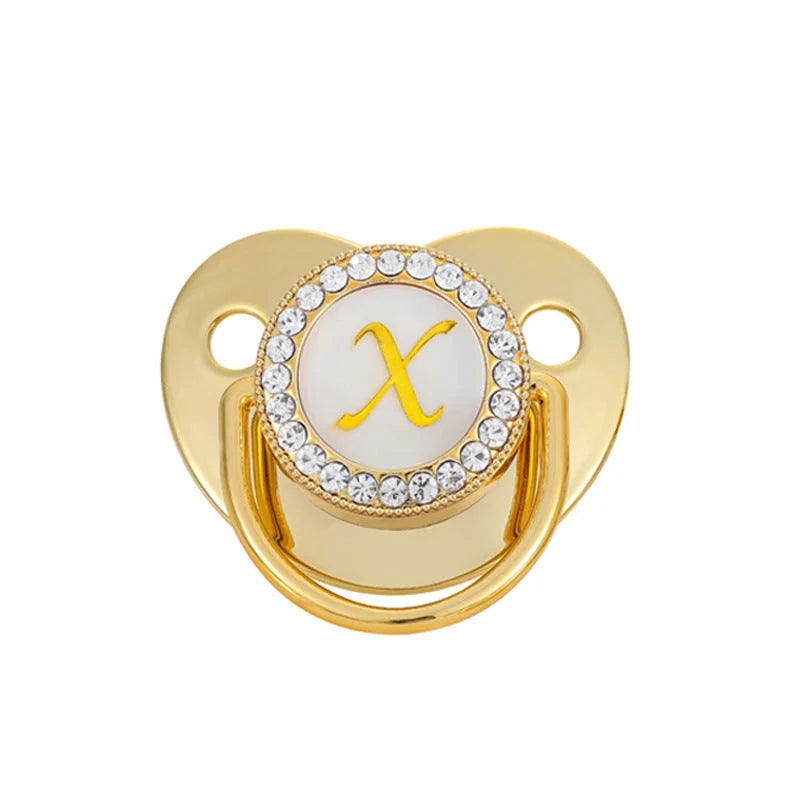 Baby Gold 26 Letter Soothing Pacifier - globaltradeleader