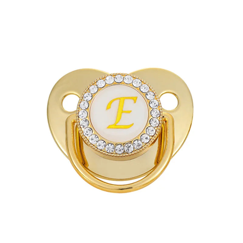 Baby Gold 26 Letter Soothing Pacifier - globaltradeleader