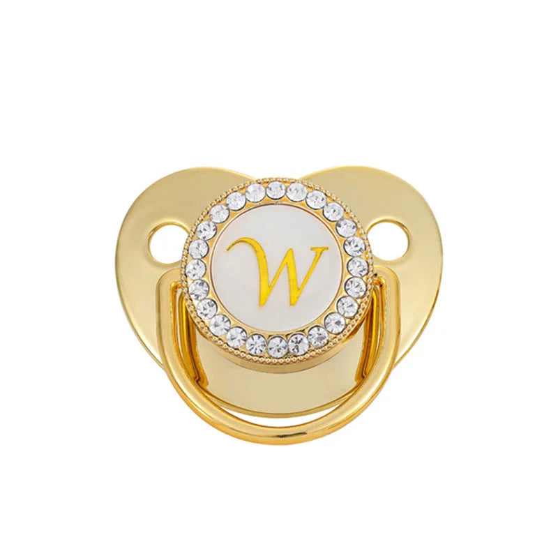 Baby Gold 26 Letter Soothing Pacifier - globaltradeleader