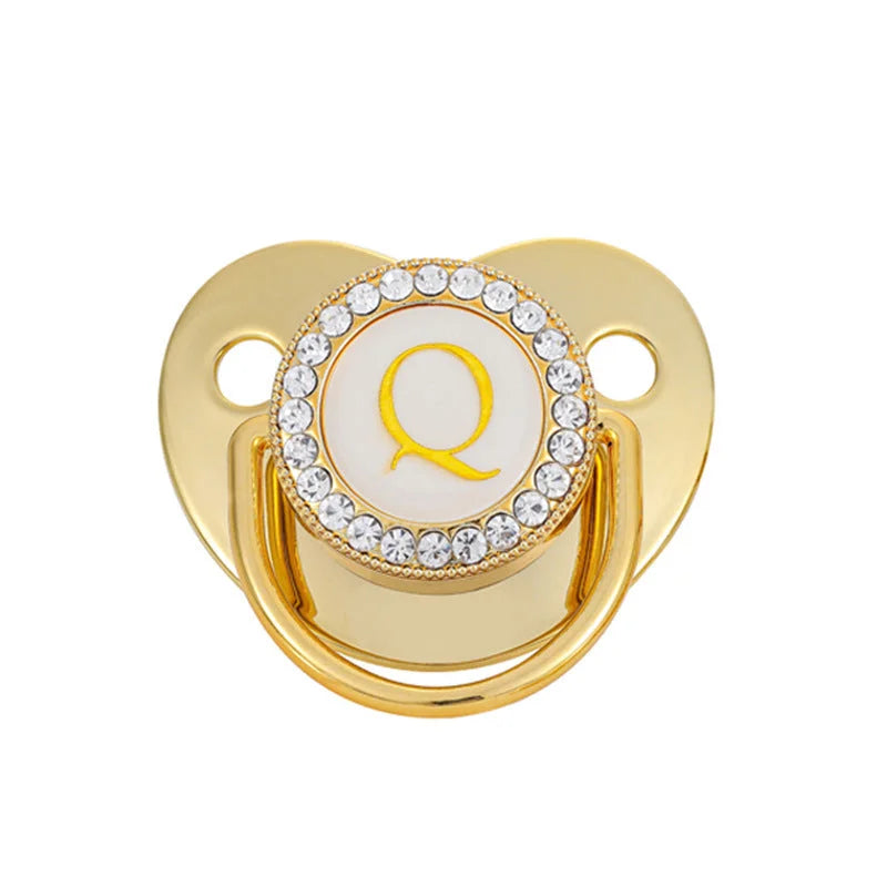 Baby Gold 26 Letter Soothing Pacifier - globaltradeleader