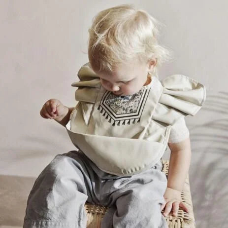 Baby Meal Pocket Angel Wing PU Waterproof Bib - globaltradeleader