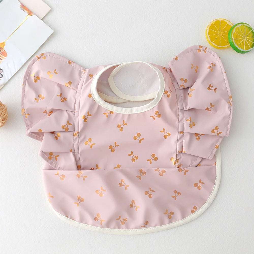 Baby Meal Pocket Angel Wing PU Waterproof Bib - globaltradeleader