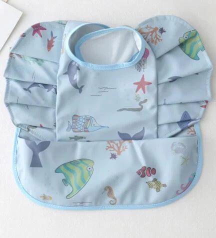 Baby Meal Pocket Angel Wing PU Waterproof Bib - globaltradeleader